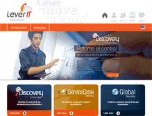 Tablet Screenshot of leverit.com